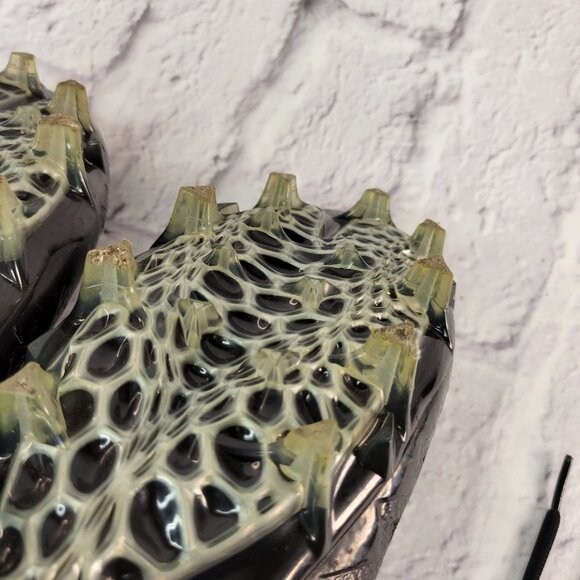 Nike Alpha Menace Pro Mens Mid Football Cleats Sz 14 Black Silver 880410-010 - Picture 10 of 12